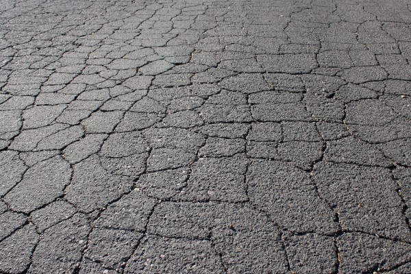 Cracked Asphalt Pavement - Free High Resolution Photo