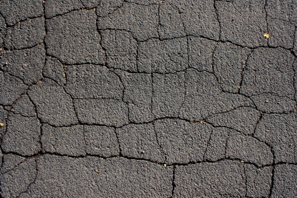 Cracked Black Top Asphalt Pavement Texture - Free High Resolution Photo