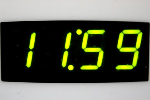 Digital Clock Reading 11:59 - Free High Resolution Photo