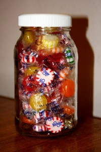 Glass Jar Full of Hard Candy - Free High Resolution Photo