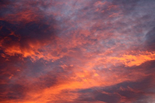 Orange Clouds at Sunrise - Free High Resolution Photo