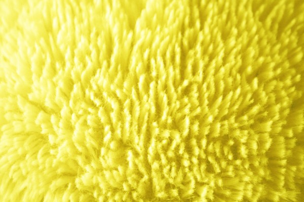 Plush Yellow Fabric Texture - Free High Resolution Photo