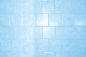 Baby Blue Bathroom Tile with Swirl Pattern Texture - Free High Resolution Photo