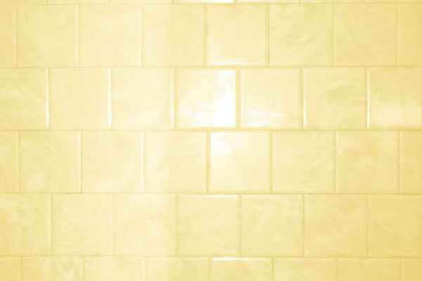 Butterscotch Yellow Bathroom Tile with Swirl Pattern Texture - Free High Resolution Photo