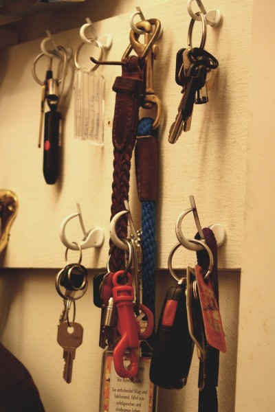 Keys Hanging on Hooks in Closet - Free High Resolution Photo