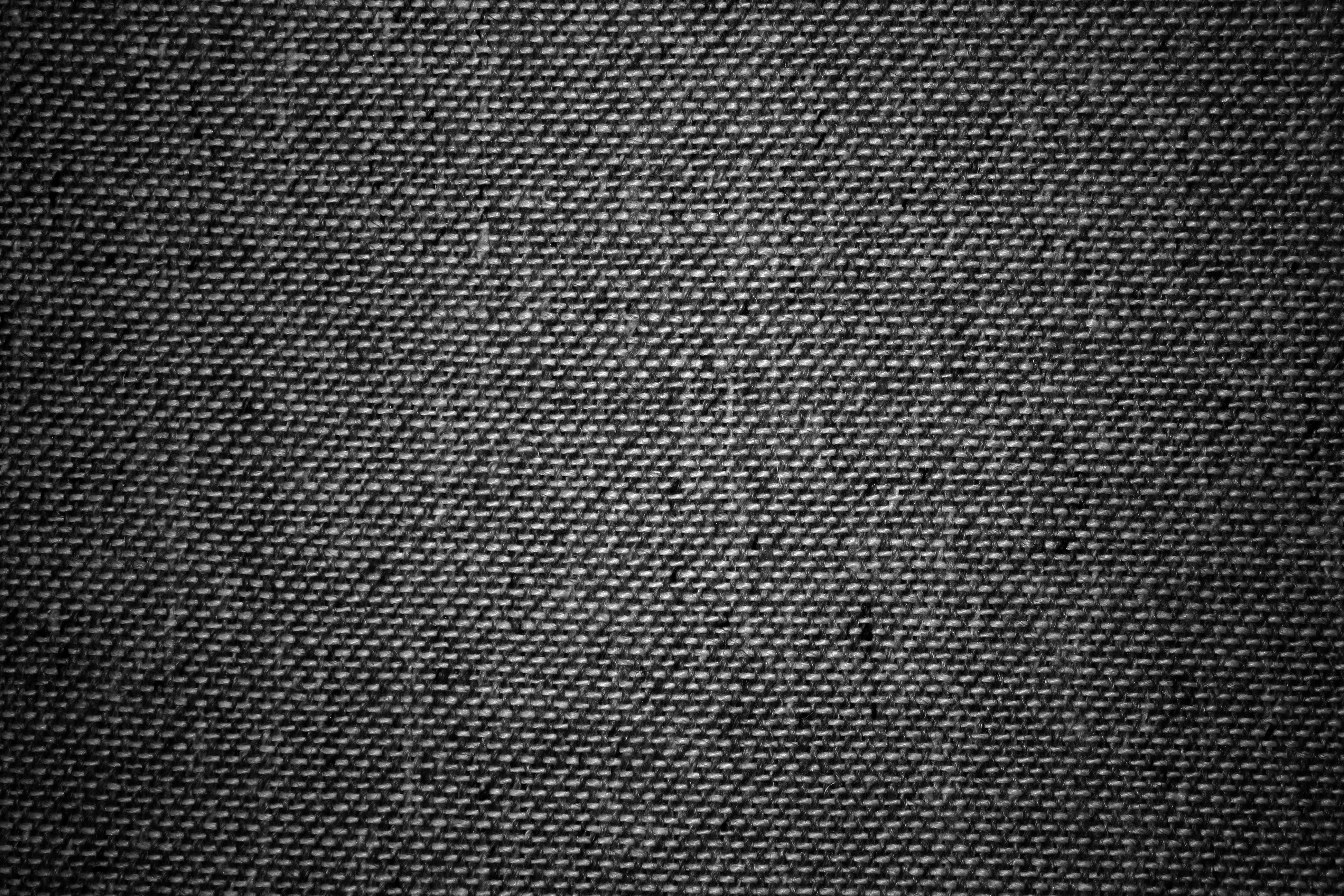 Black And White Fabric Texture