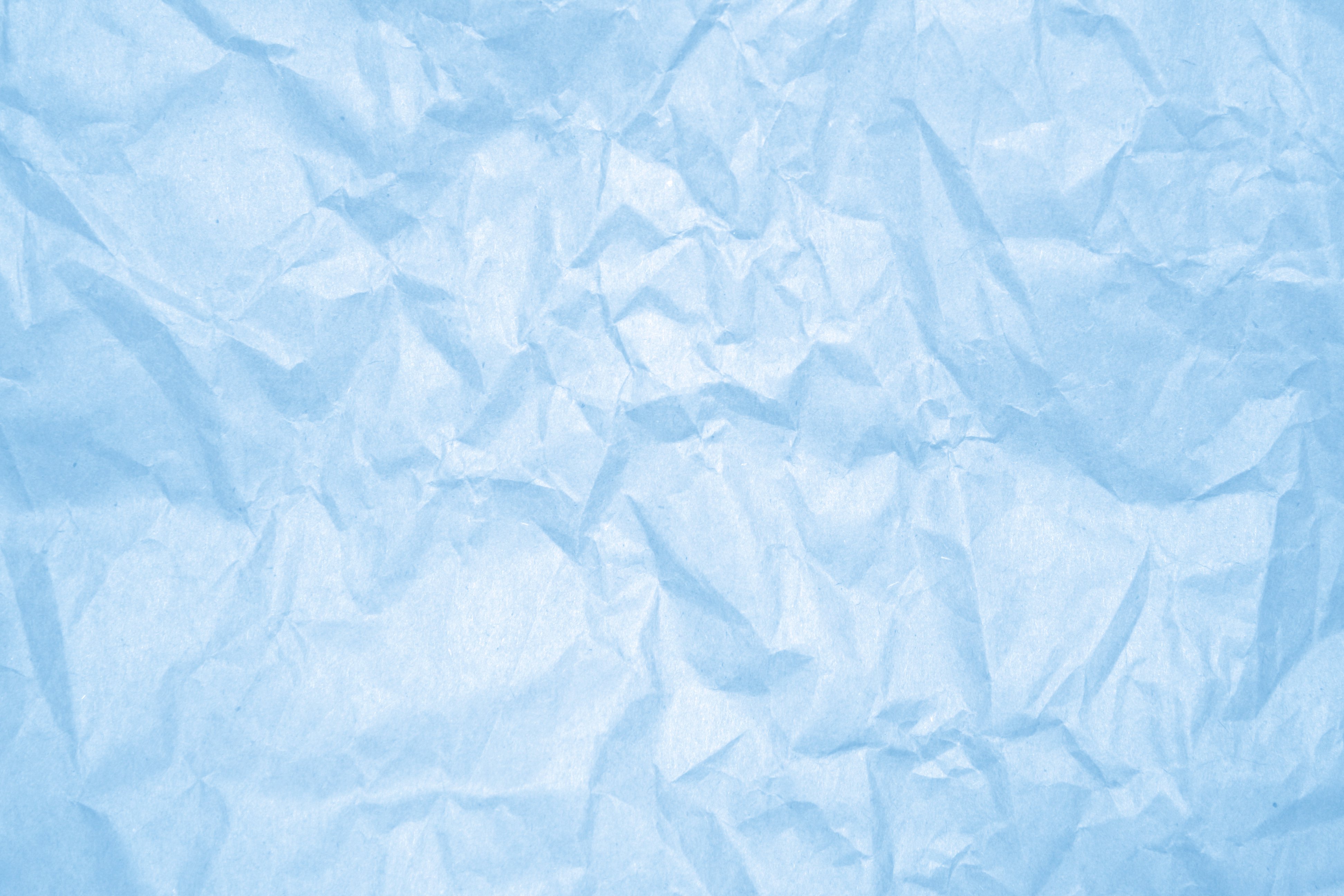 Crumpled Blue Paper Texture Picture, Free Photograph