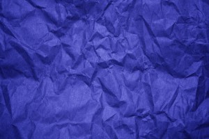 Crumpled Blue Paper Texture - Free High Resolution Photo