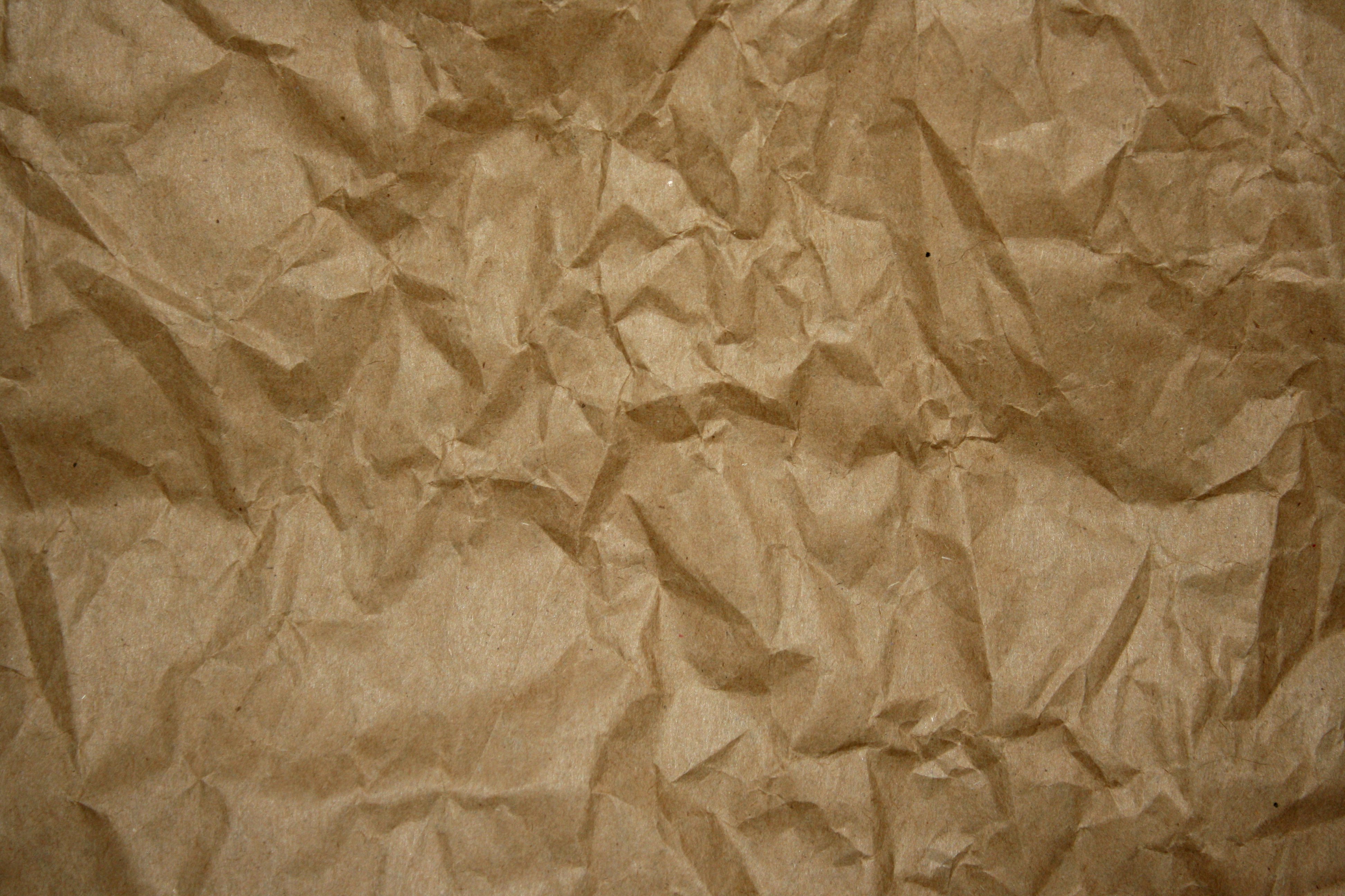 wrinkled paper texture brown