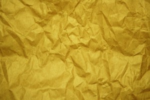 Crumpled Gold Paper Texture - Free High Resolution Photo