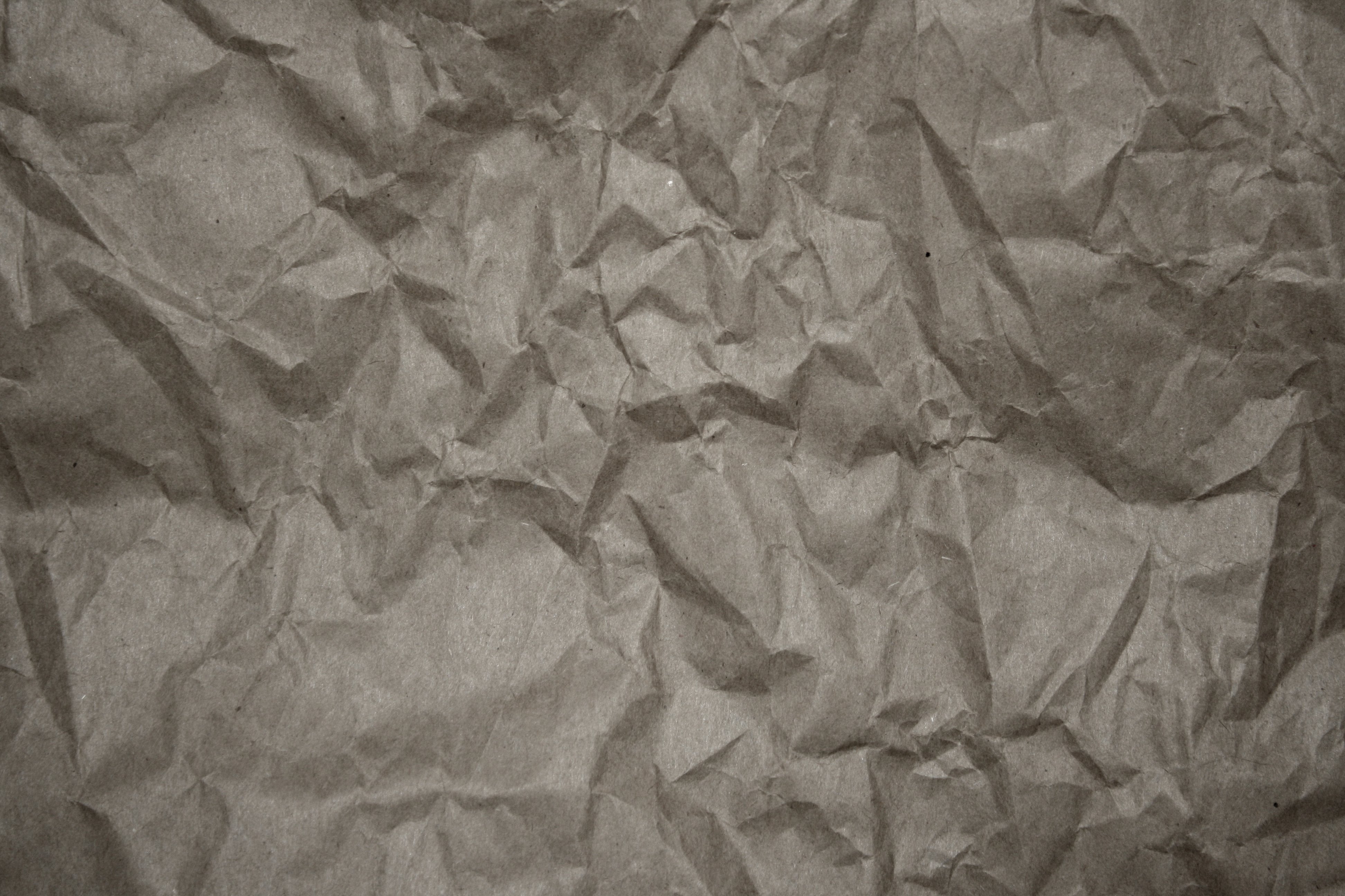 Crumpled Gray Paper Texture - Stock Photos