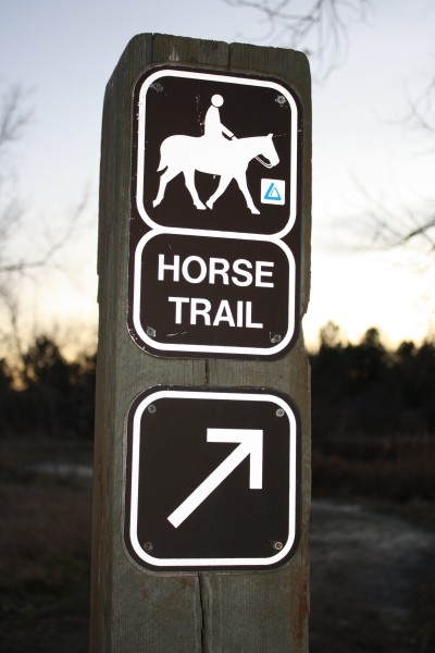 Horse Trail Sign - Free High Resolution Photo