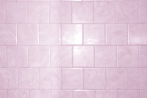 Pink Bathroom Tile with Swirl Pattern Texture - Free High Resolution Photo