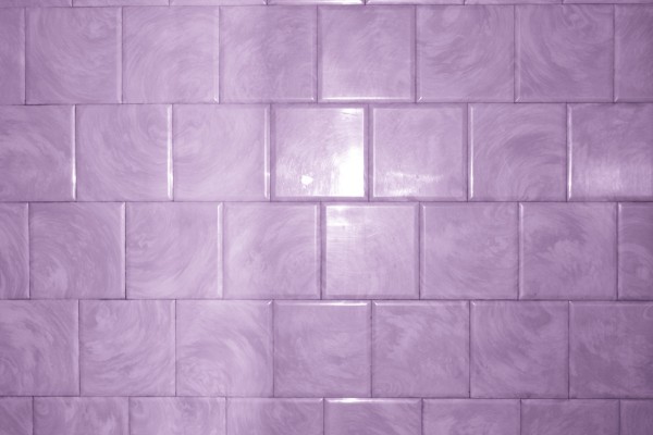 Purple Bathroom Tile with Swirl Pattern Texture - Free High Resolution Photo