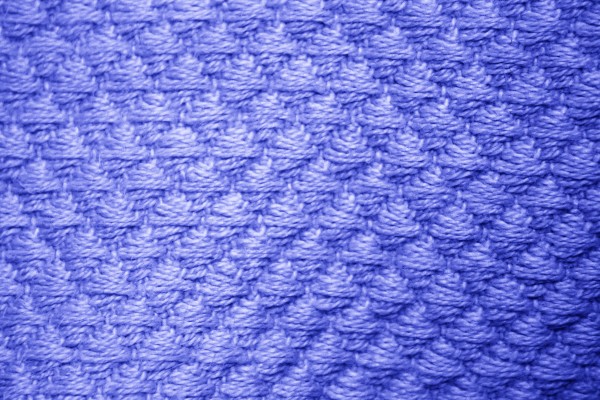Royal Blue Diamond Patterned Blanket Close Up Texture - Free High Resolution Photo