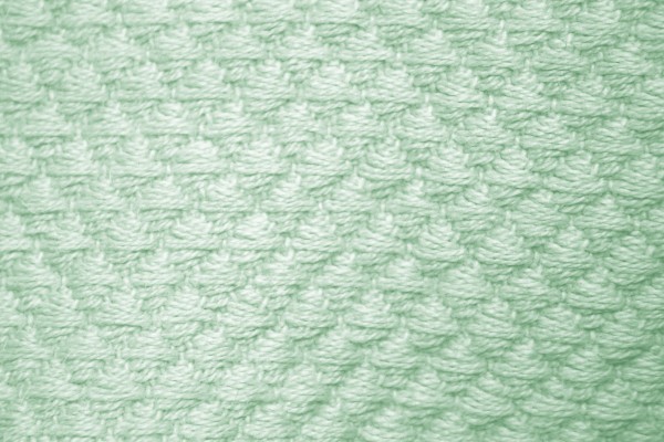 Green Diamond Patterned Blanket Close Up Texture - Free High Resolution Photo