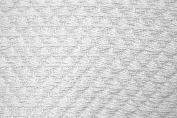 White Diamond Patterned Blanket Close Up Texture - Free High Resolution Photo