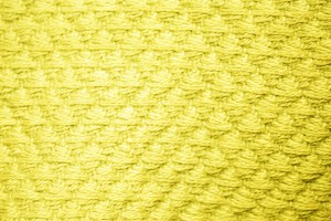 Yellow Diamond Patterned Blanket Close Up Texture - Free High Resolution Photo