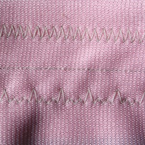 Zig Zag Stitches on Pink Fabric - Free High Resolution Photo