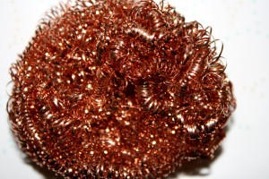 Copper Pot Scrubber Close Up - Free High Resolution Photo