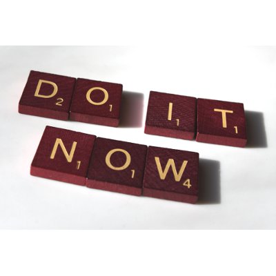 do it now แปล ว่า tv