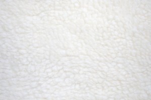 Fleece Faux Sherpa Wool Fabric Texture Natural Cream - Free High Resolution Photo
