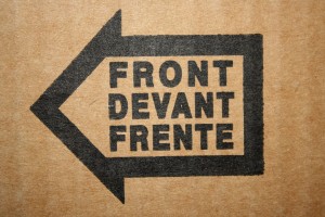 Front Arrow on Cardboard Box - Free High Resolution Photo