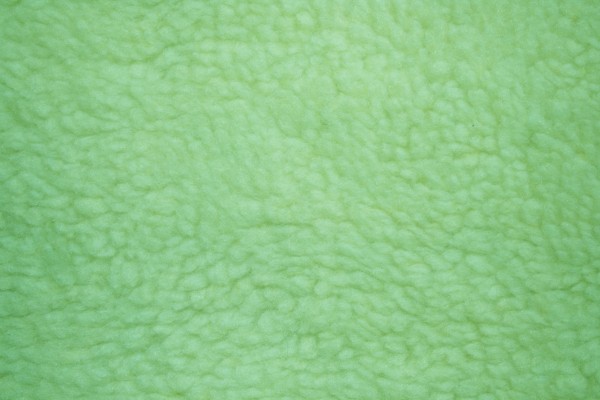 Green Fleece Faux Sherpa Wool Fabric Texture - Free High Resolution Photo