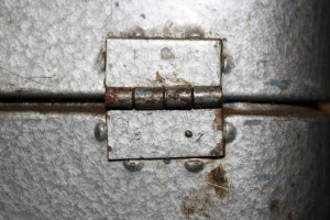 Hinge on Old Metal Toolbox - Free High Resolution Photo