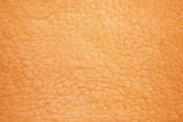Orange Fleece Faux Sherpa Wool Fabric Texture - Free High Resolution Photo