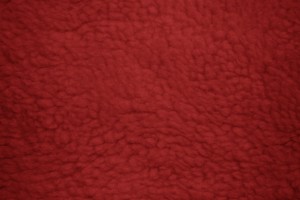 Red Fleece Faux Sherpa Wool Fabric Texture - Free High Resolution Photo