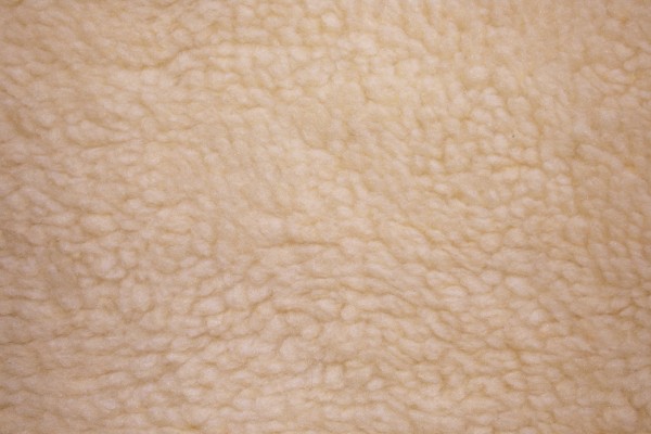 Tan Fleece Faux Sherpa Wool Fabric Texture - Free High Resolution Photo