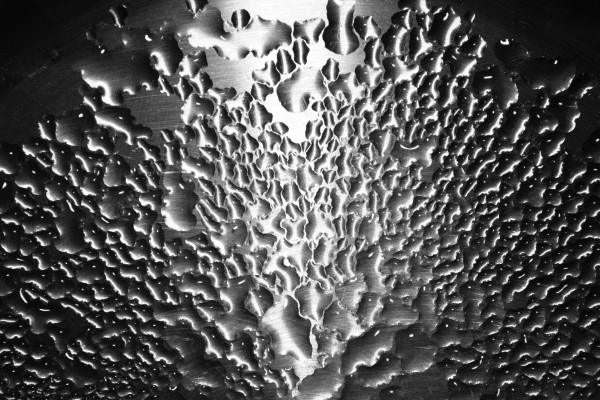 Water Drops on Brushed Steel - Free High Resolution Photo