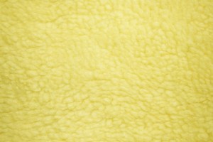 Yellow Fleece Faux Sherpa Wool Fabric Texture - Free High Resolution Photo