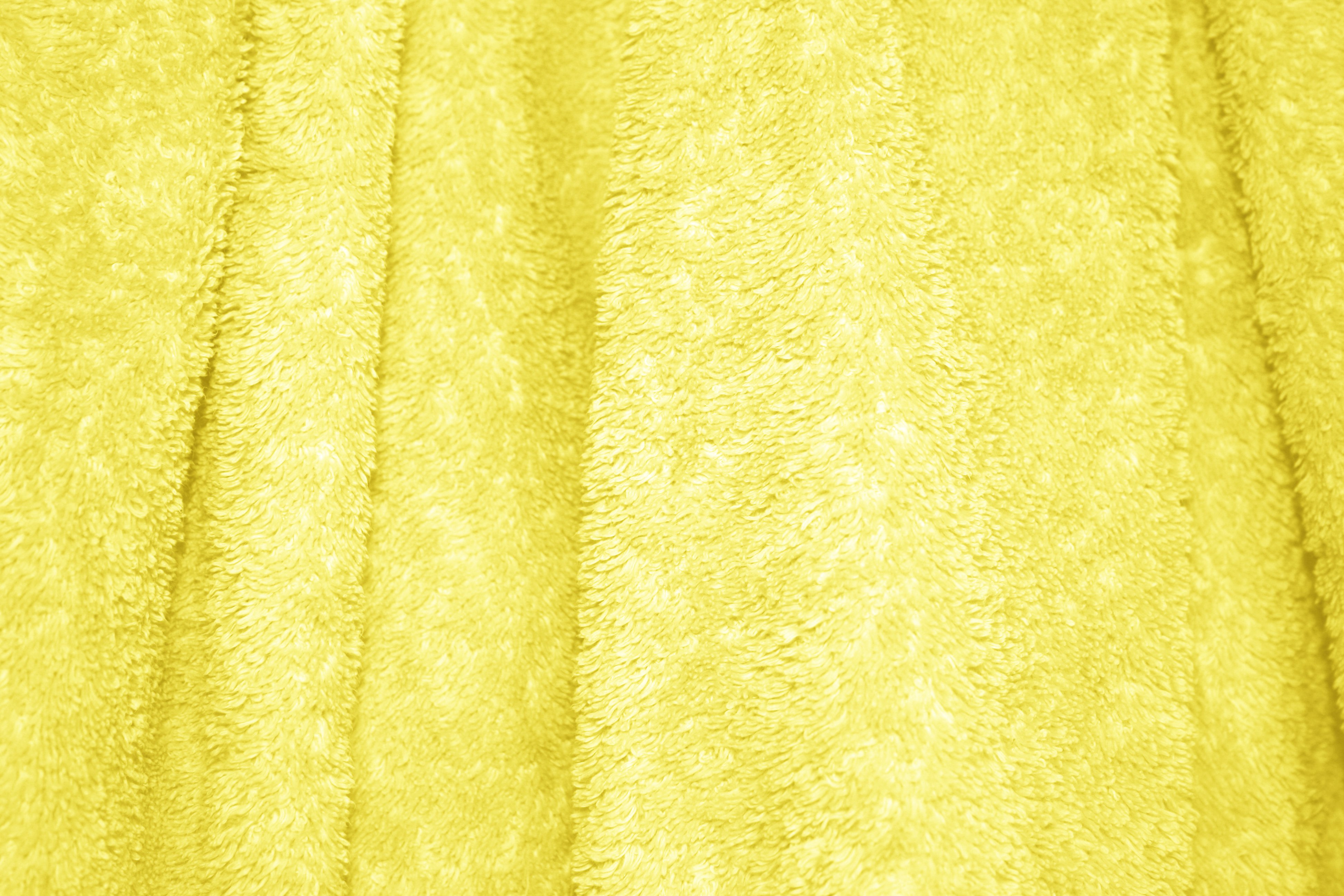 Yellow Terry Cloth Bath Towel Texture Picture | Free Photograph ...