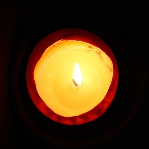 Burning Candle from Above - Free High Resolution Photo