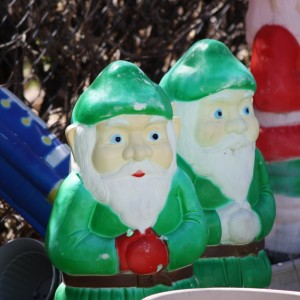 Christmas Elves Plastic Lawn Ornaments - Free High Resolution Photo