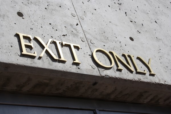 Exit Only Sign - Free High Resolution Photo