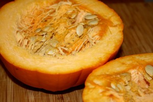 Pie Pumpkin Cut in Half - Free High Resolution Photo