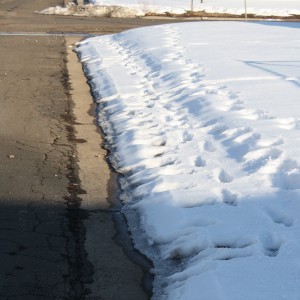 Sidewalk Not Shoveled - Free High Resolution Photo