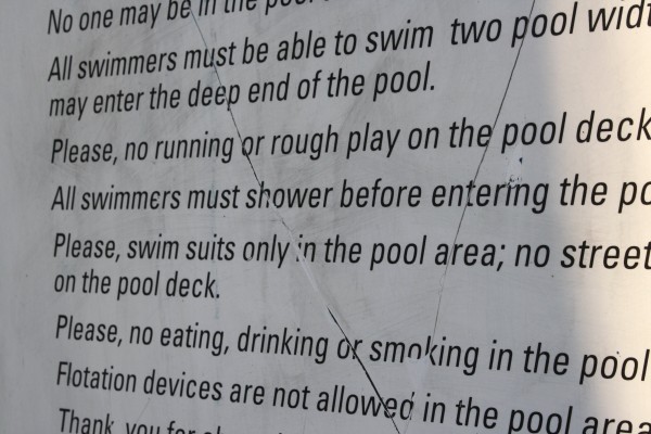Swimming Pool Rules - Free High Resolution Photo
