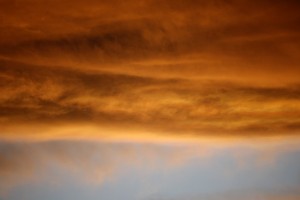 Bank of Orange Clouds at Sunset - Free High Resolution Photo