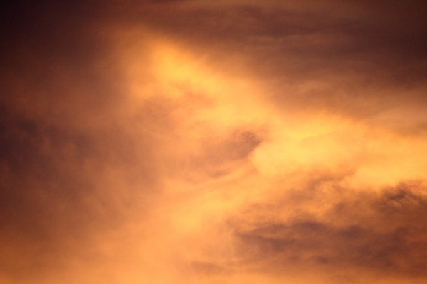 Orange Clouds at Sunset - Free High Resolution Photo