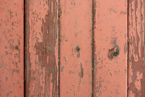 Peeling Red Paint on Old Wooden Boards Texture - Free High Resolution Photo