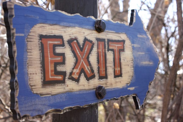 Safari Themed Exit Sign - Free High Resolution Photo