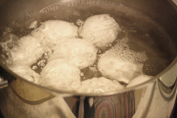 Eggs in Pot of Boiling Water - Free High Resolution Photo