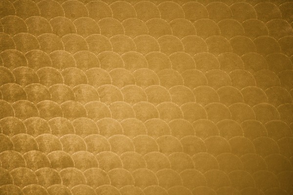 Golden Circle Patterned Plastic Texture - Free High Resolution Photo
