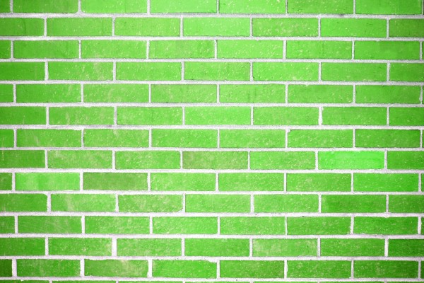 Lime Green Brick Wall Texture - Free High Resolution Photo