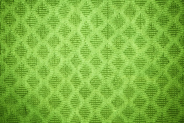 Lime Green Dish Towel with Diamond Pattern Texture - Free High Resolution Photo
