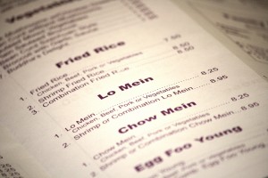 Menu From Chinese Restaurant - Free High Resolution Photo